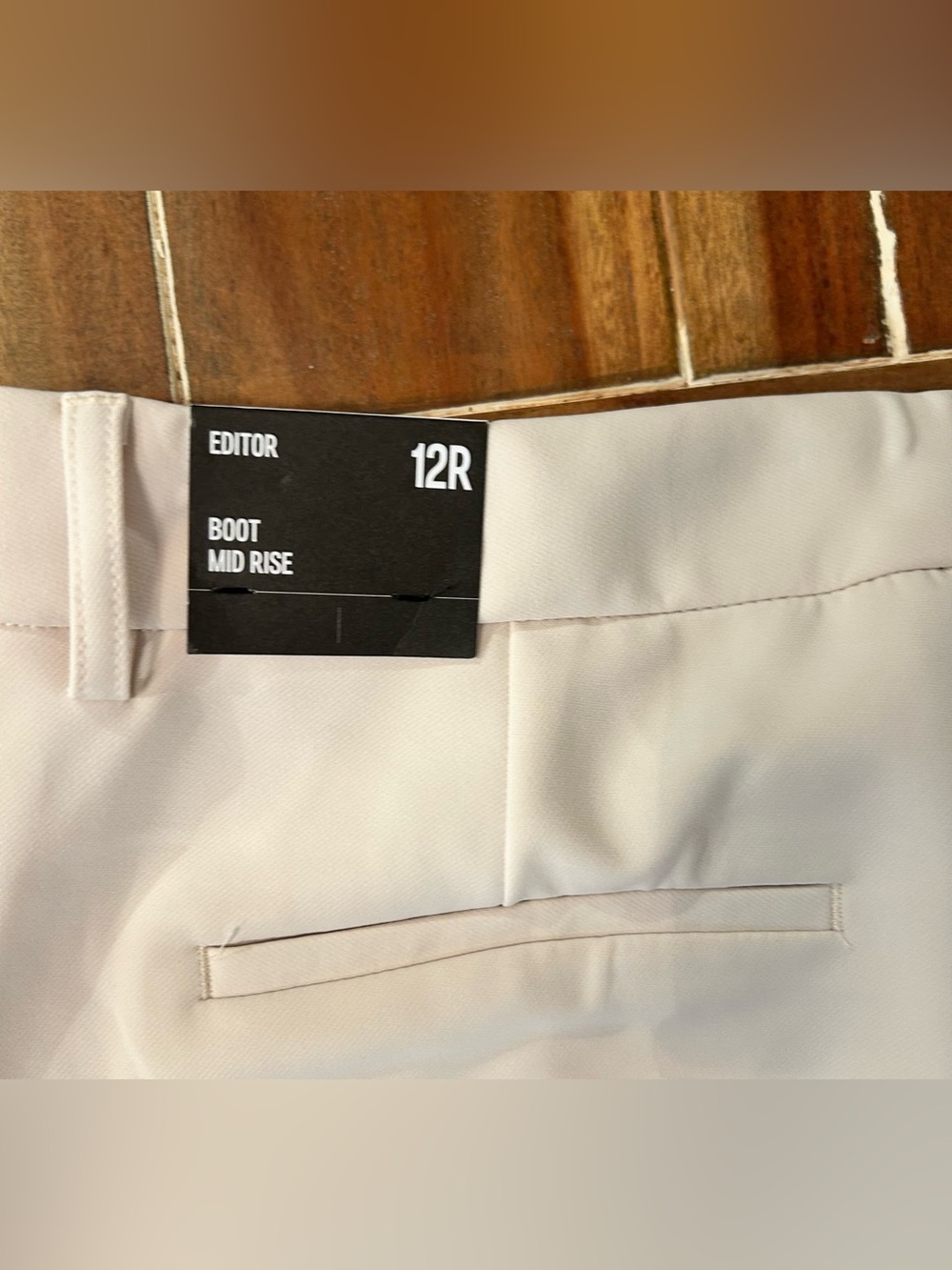Express Dress Pants - Light Cream. 12R. NWT. - Picture 6 of 7